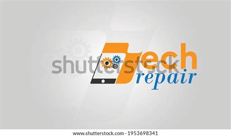 Tech Mobile Repair Logo Design Stock Vector (Royalty Free) 1953698341 ...