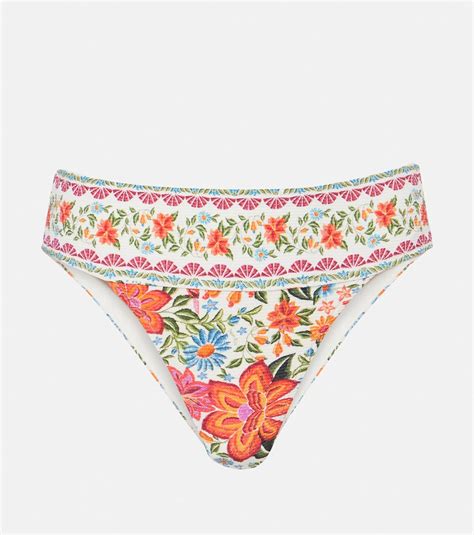 Floral Bikini Bottoms In Multicoloured Farm Rio Mytheresa