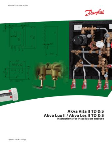 Danfoss Akva Lux Ii S Fully Insulated Td S Operating Guide Manualzz