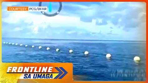 Floating Barrier Na Nilagay Ng China Sa Entrada Ng Scarborough Shoal