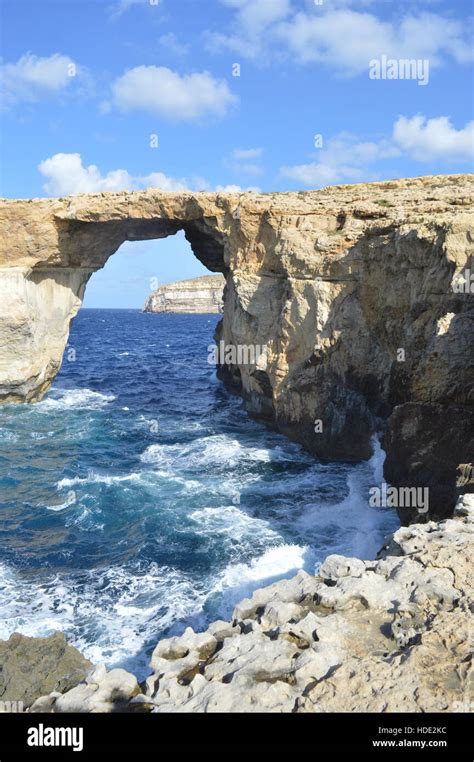 photo  azure window gozo stock photo alamy
