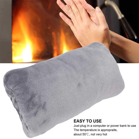 Electrical Heated Flannel Muff Hand Warmer USB Charging Hand Warmer