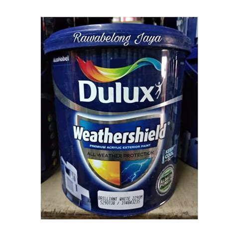 Jual DULUX WEATHERSHIELD WARNA STANDAR CAT EXTERIOR GALON 2 5 LT