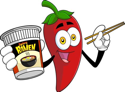 Smiling Hot Chili Pepper Cartoon Character Vector Image