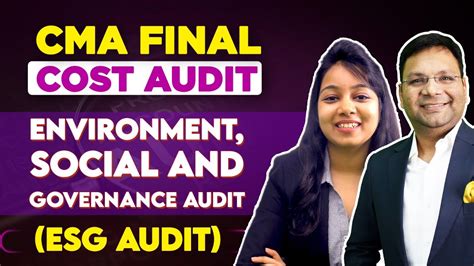 Cma Final Cost Audit Amendment Esg Audit New Syllabus Youtube