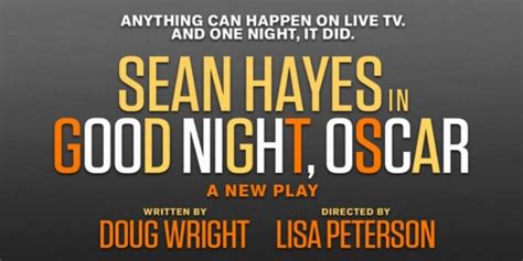 Good Night, Oscar Broadway Tickets - Sean Hayes - New York