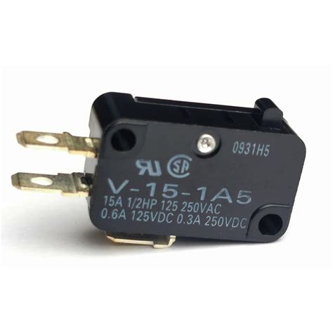 V-15-1A5 | OMRON Snap-Action Switch SPDT 15A 250VAC, Pin Plunger,| 83847