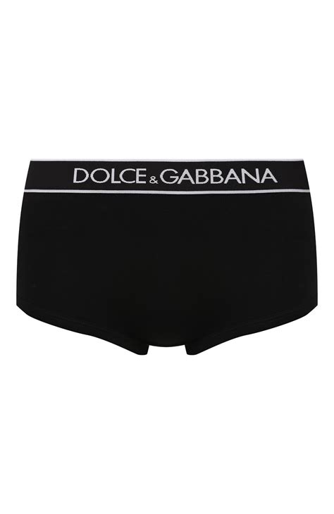 Женские черные трусы шорты Dolce And Gabbana купить в интернет магазине