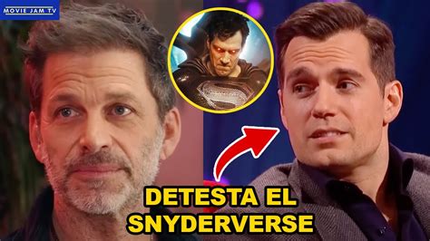 Henry Cavill Confiesa Que No Le Gusta El Superman De Zack Snyder