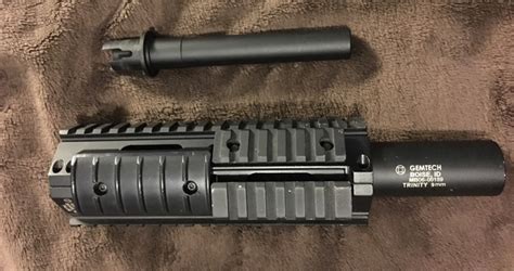 Sold Gemtech Rail System And Outer Barrel Hopup Airsoft