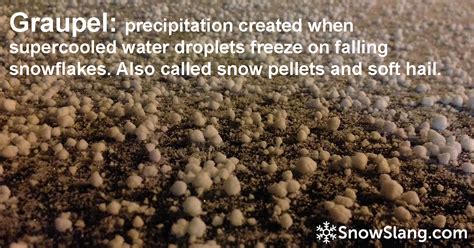 Graupel: definition, photos and videos - SnowSlang.com