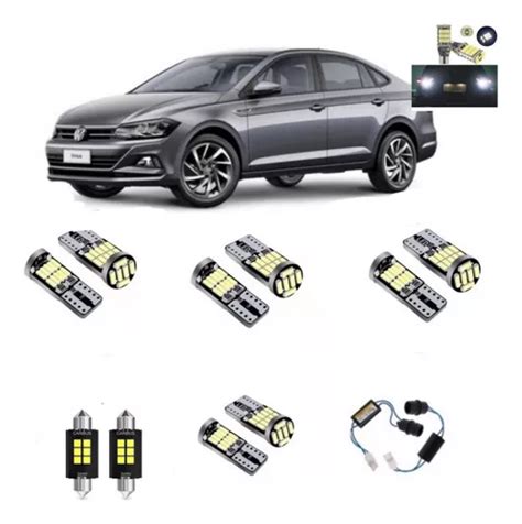 Kit Led Premium Vw Novo Polo Virtus Luzes Internas