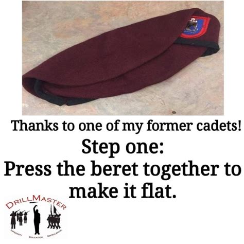 How To Shape A Beret The Drillmaster