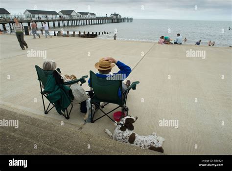 Southwold Suffolk Britain Beach Huts Stock Photo Alamy