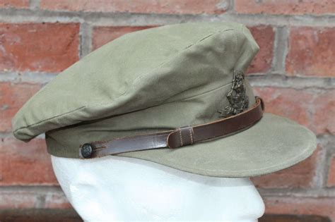 Ww British Officers Floppy Style Khaki Trench Cap West Riding In