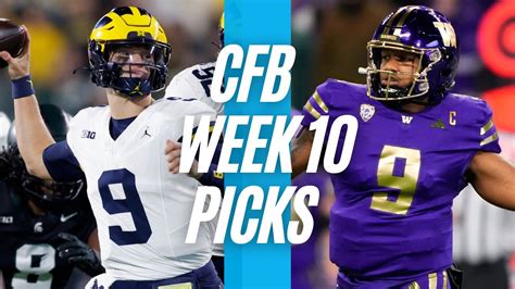 College Football Picks Week 10 Saturday Games Ncaaf Best Bets Odds