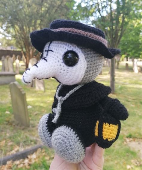 Plague Doctor Crochet Pdf Pattern Etsy Canada