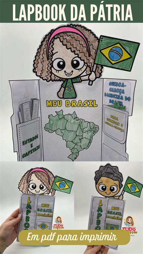 LAPBOOK PÁTRIA Bruna da nova Atividades independencia do brasil