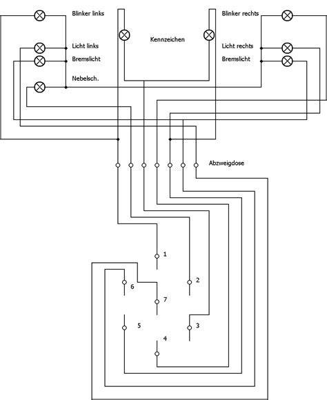 Kfz Anhanger Beleuchtung Schaltplan Wiring Diagram