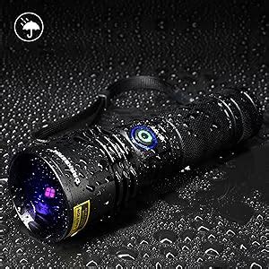 Darkbeam Uv Torch Nm Black Light Wood S Lamp Usb C Rechargeable