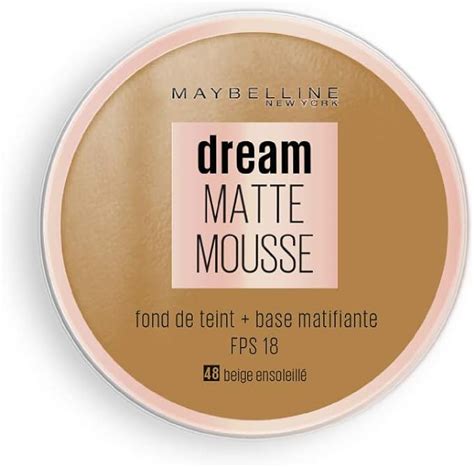 Maybelline New York Fond De Teint Mousse Matifiant Fps Dream