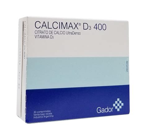 Calcimax D3 400 Comprimidos FarmaciaRD