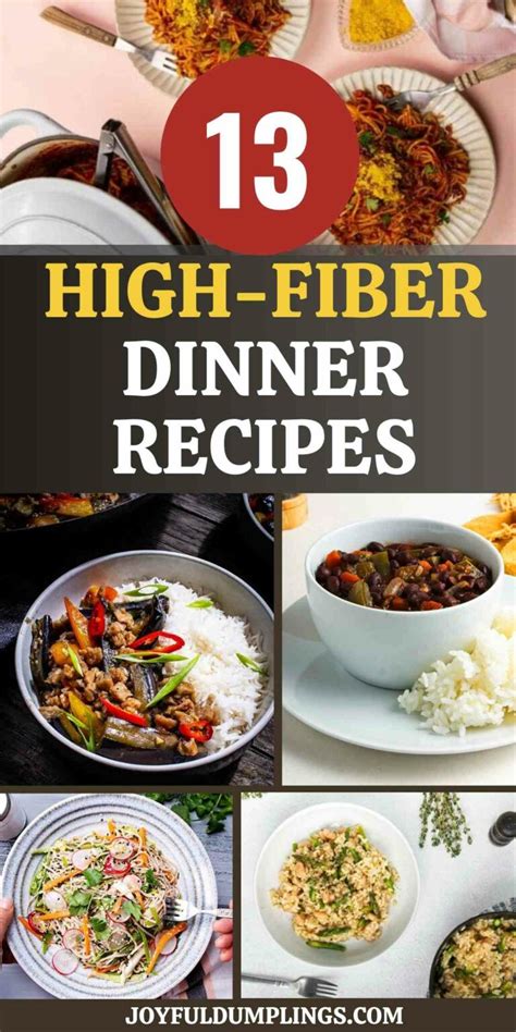 Easy High Fiber Meals For Dinner Joyful Dumplings