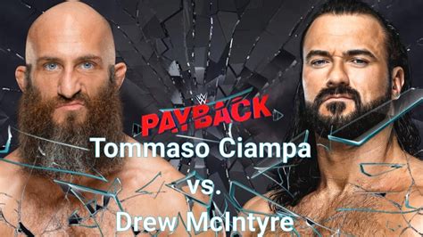 WWE 2K20 Dream Match Drew McIntyre Vs Tommaso Ciampa Payback 2022