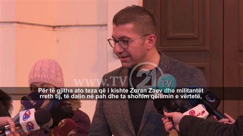 Mickoski Qeveri Teknike Dit She Grupi Parlamentar I Vmro S Nes R