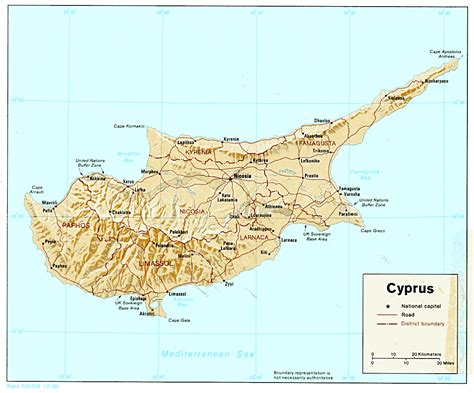 Map Of Cyprus