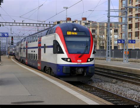 SBB Triebzug RABe 511 069 bei der einfahrt in den HB Zürich am 29 12