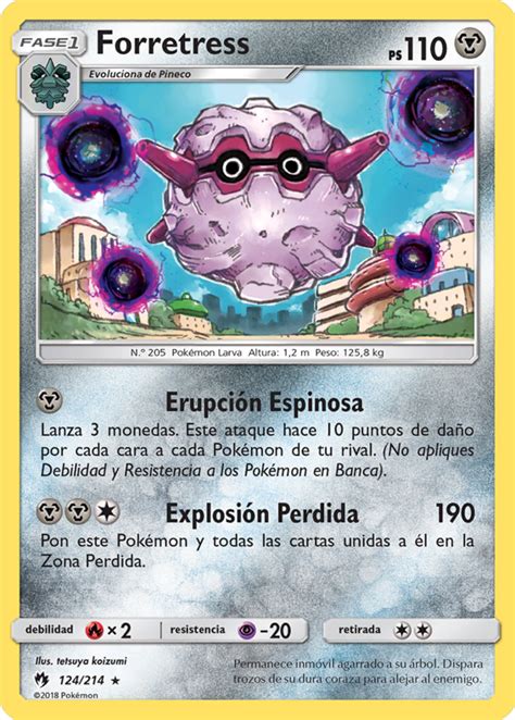 Forretress Truenos Perdidos Tcg Wikidex La Enciclopedia Pokémon