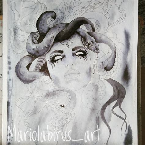 Mariola Birus Art Medusa Grecka Bogini Najmlodsza Z Gorgon