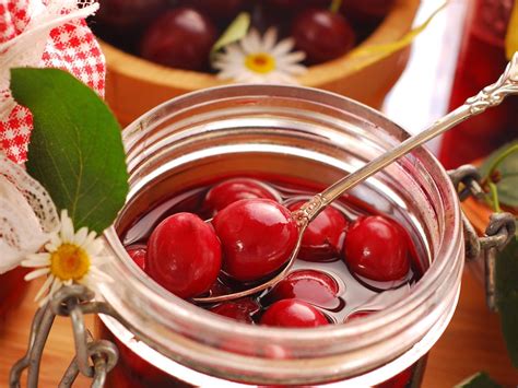 Bocaux De Cerises Au Sirop Recette De Bocaux De Cerises Au Sirop