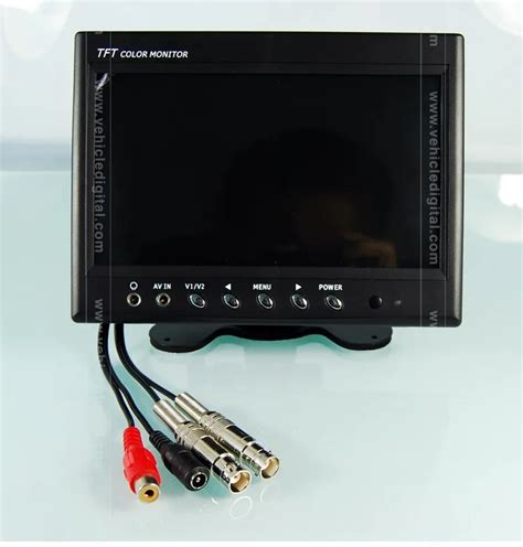 Inch Cctv Lcd Monitor With Bnc Connector Aux Av Input And Earphone