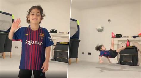 Football News | Six-Year-Old Lionel Messi Fan Arat Hosseini, Showcases ...