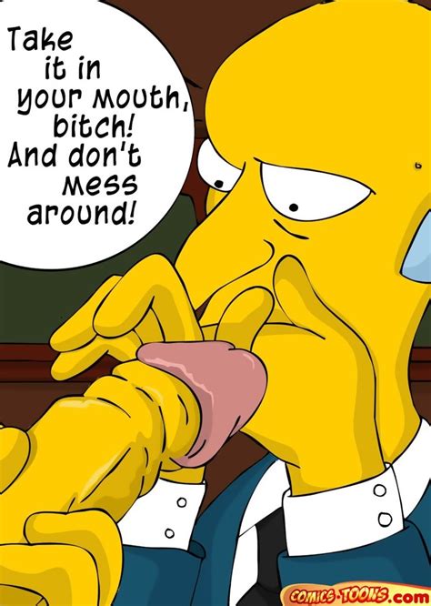 Post 1210375 Comics Toons Homersimpson Montgomeryburns Thesimpsons