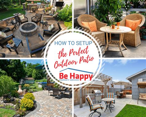 How to Setup the Perfect Outdoor Patio - Be Happy Property Services