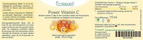 Floramed Vitamin C Power 117 ml | Deine Apotheke