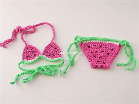 Crochet Baby Bikini Set Swimwear Bikini Set Crochet Baby Etsy