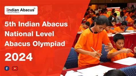 Indian Abacus National Level Abacus Olympiad 2024 LIVE YouTube