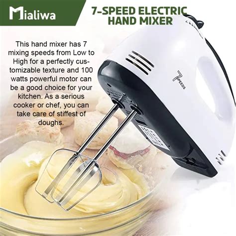 Electric Mixer Speed Electric Super Hand Mixer W Power Handheld