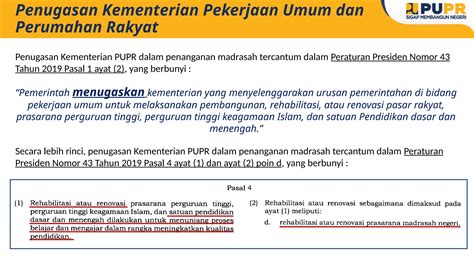 Kebijakan Kementerian Pupr Dalam Implementasi Perpres