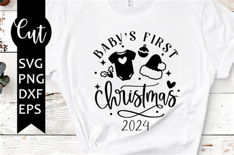 Babys First Christmas Svg Free Christmas Svg Baby Svg Instant