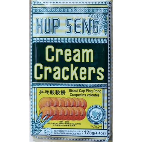 Jual HUP SENG MINI CREAM SUGAR CRACKERS 125gr BISKUIT CEMILAN