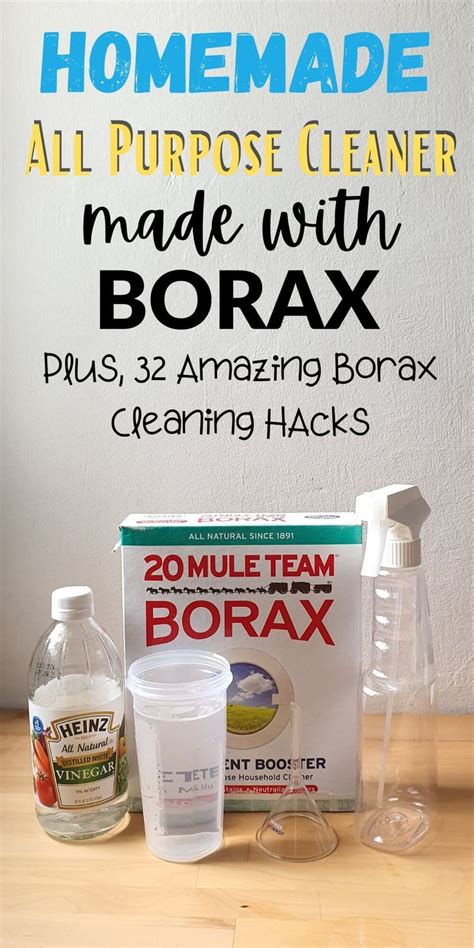 32 Ways To Use Borax To Clean Just About Anything Homewhis Home