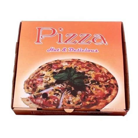 Single Wall 3 Ply Kraft Paper Pizza Box Capacity Regular At Rs 4