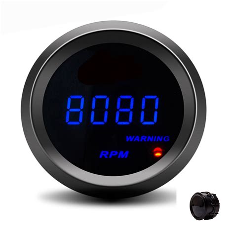 52Mm Auto Toerenteller Rpm Meter Auto Toerenteller Led Digitale Display