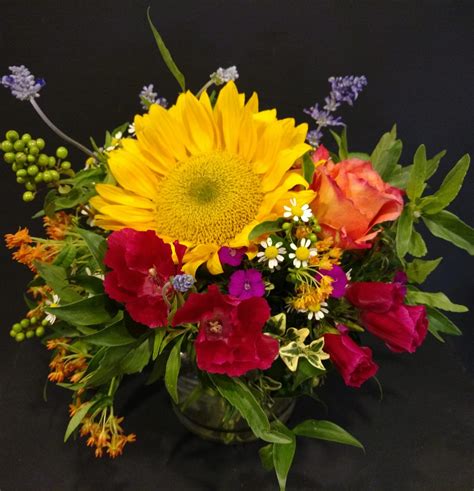 yellow floral arrangements