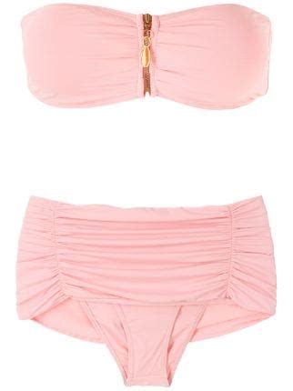 Brigitte Dani Strapless Bikini Set Farfetch